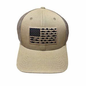 Performance Fishing Hear Flag Hat Flexfit S/M